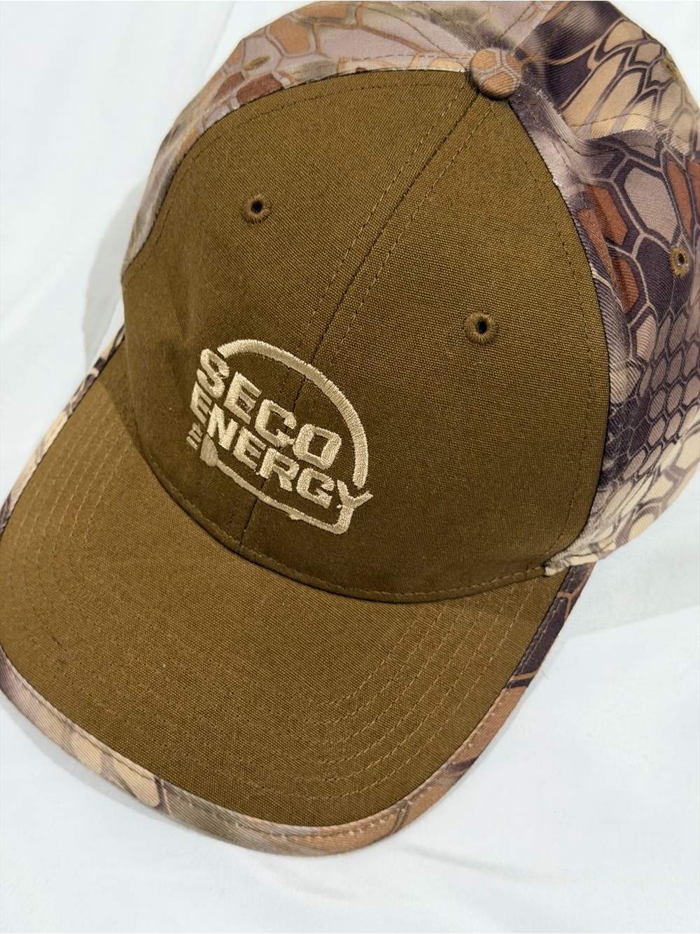 Realtree Olive Brown Camo SECO Energy Logo Hat
